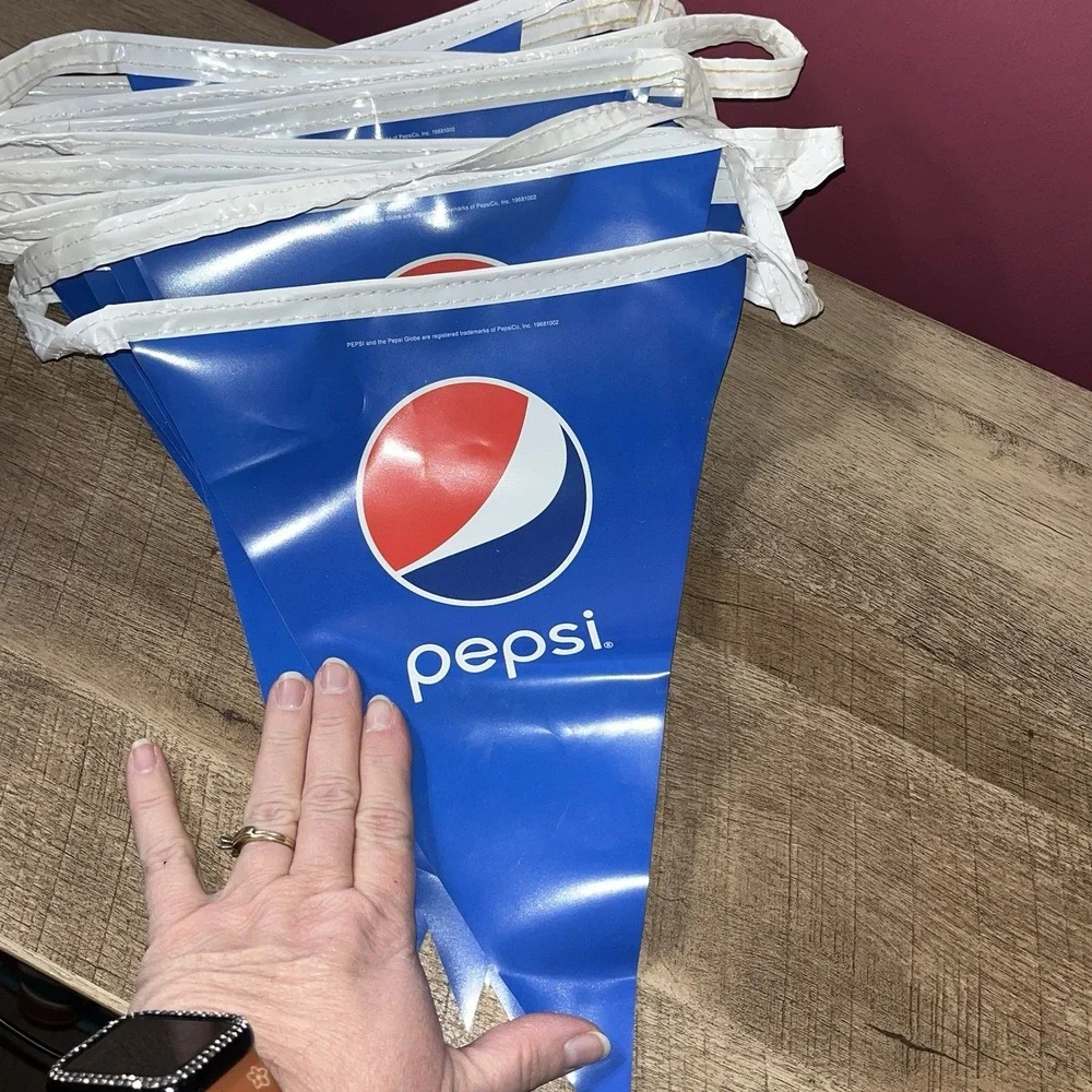 Pennant Banner Flags Triangle Pepsi/NFL Double‎ Sided